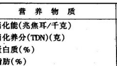 肉兔、獭兔、长毛兔的配合饲料中主要营养物质