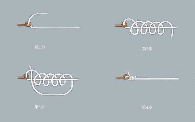 管付钩绑法图解