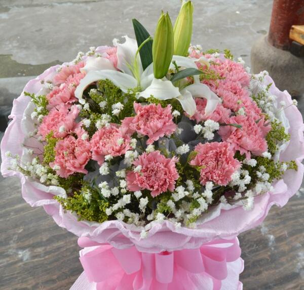 33支粉色康乃馨的花语，对妈妈的深情呼唤(家是最温暖的港湾)_花语大全